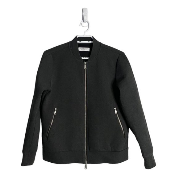 Everlane Men's Gray Twill Bomber Jacket
